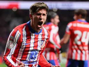 Copa del Rey: Giuliano Simeone brace helps Atletico Madrid thrash Getafe to reach semis