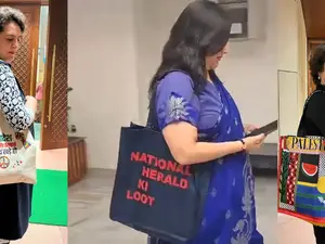 Bansuri Swaraj's response to Priyanka Gandhi's 'Bangladesh, Palestine' tote bags: 'National Herald ki loot'