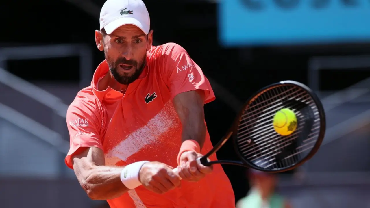 Madrid Open: Novak Djokovic crashes out in straight sets against Matteo Arnaldi