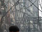 Watch: Villagers save drunk man lying on electric wires in India's Andhra Pradesh