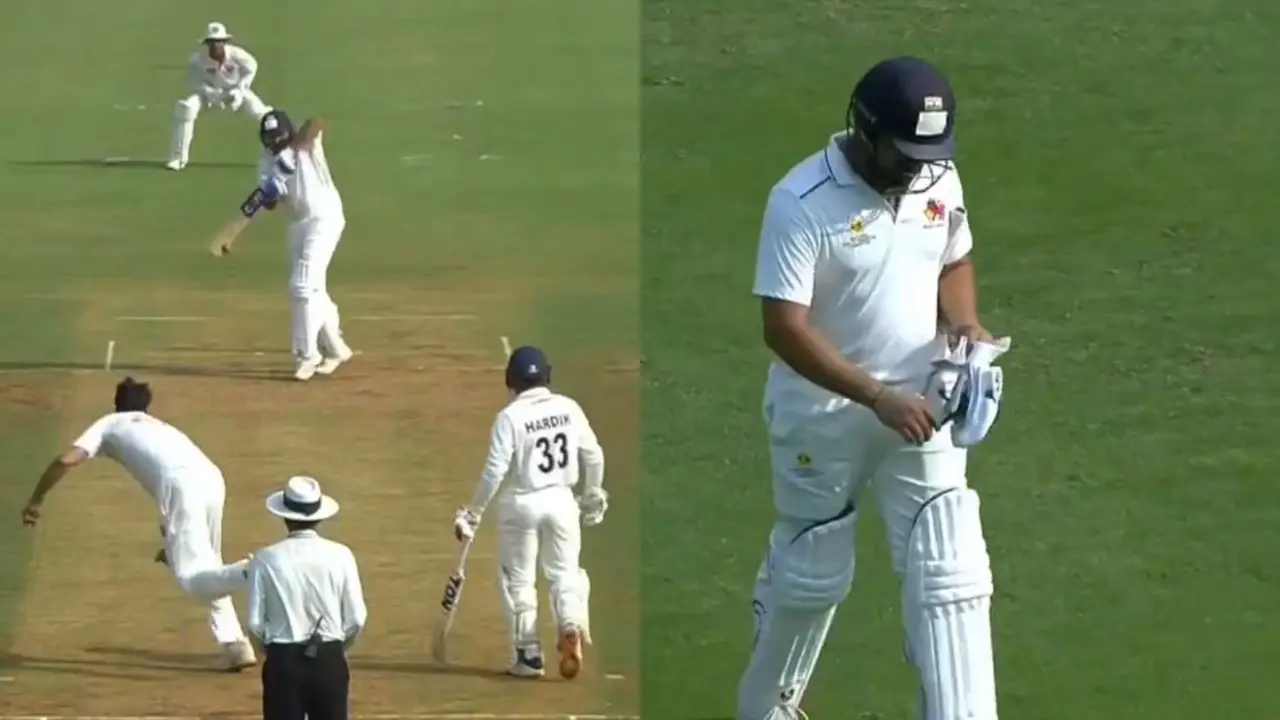 Rohit Sharma's Ranji Trophy return for Mumbai ends with lame dismissal - WATCH