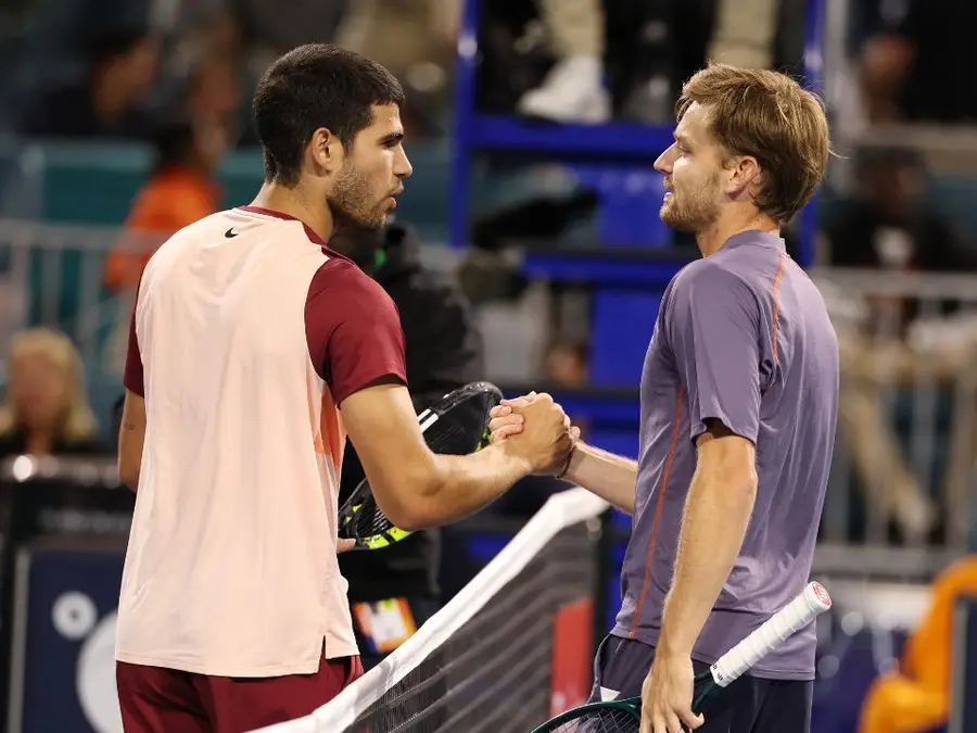 Belgian veteran David Goffin sends Carlos Alcaraz packing in Miami Open