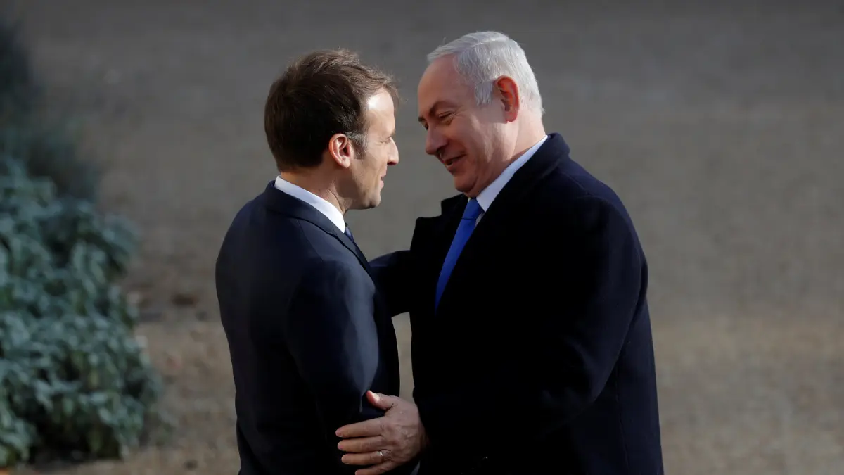 French President Macron tells Netanyahu Israeli firms allowed at Paris Air Show
