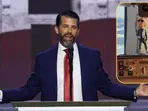 Trump Jr arrives in Greenland, shares video featuring 'mini statue of Donald Trump'. Netizens react