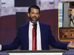 Trump Jr arrives in Greenland, shares video featuring 'mini statue of Donald Trump'. Netizens react