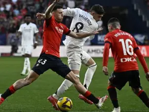 La Liga: 10-man Real Madrid draws at Osasuna after Bellingham's red card