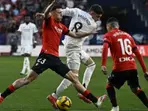 La Liga: 10-man Real Madrid draws at Osasuna after Bellingham's red card