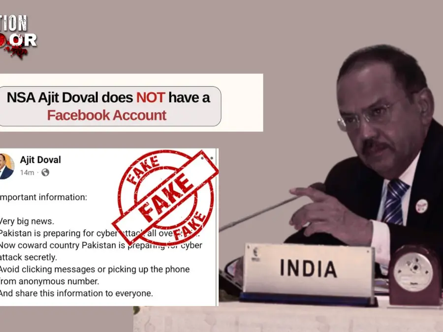 Are you receiving updates from NSA Ajit Doval's Facebook account? PIB Fact checks viral posts amid Indo-Pak tensions