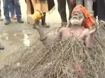 Maha Kumbh 2025: 'Kaante Wale Baba' stuns crowd after laying on thorns – Watch
