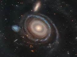 Hubble telescope spots gargantuan galaxy with nine mysterious rings