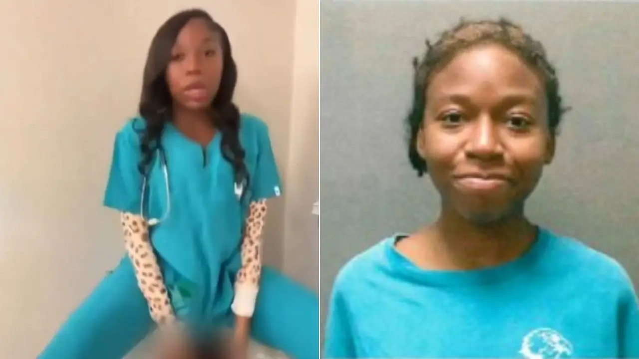 'Disgusting!': 19-year-old nurse arrested for twerks over patient in viral video, smirks in mugshot