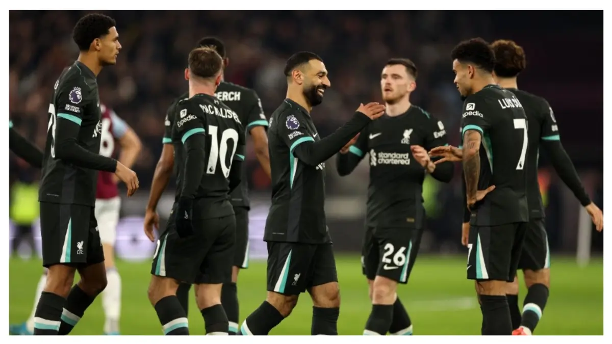 Premier League: Liverpool thrash West Ham to go eight points clear at the top