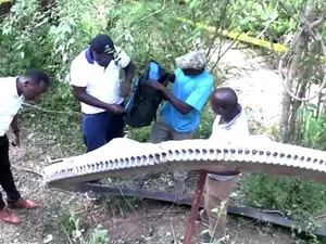 An unexpected visitor: Massive space debris crash-lands in village in Kenya- Watch