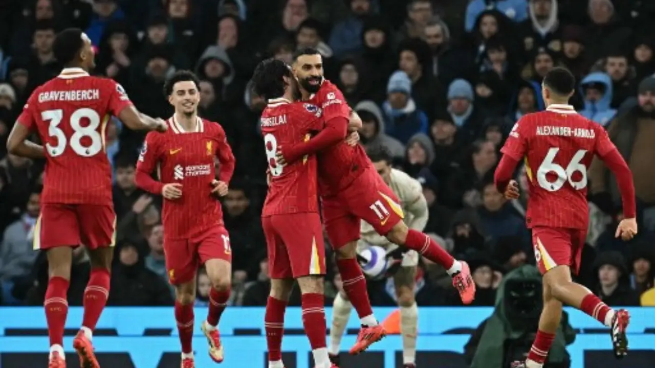 Premier League champions-elect Liverpool leave mark on Manchester City