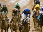 2025 Kentucky Oaks result: Filly Good Cheer stays unbeaten, rallying in mud to win