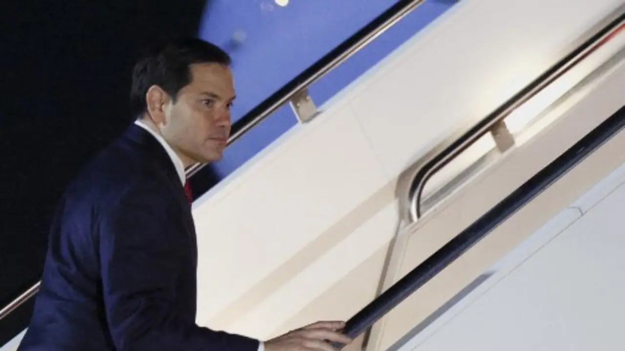 Rubio heads to Europe after plane suffers 'mechanical issue'