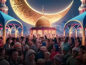 Eid-ul-Fitr 2025: Crescent Moon sighted in Saudi Arabia, Eid confirmed for Sunday