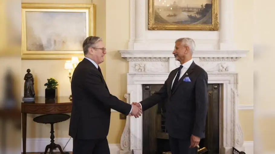 Indian EAM Jaishankar holds bilateral talks with UK PM Keir Starmer in London over Ukraine conflict
