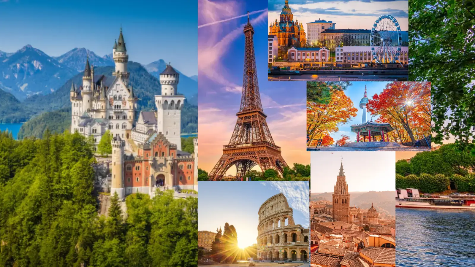 3. France, Germany, Italy, Spain, Finland, South Korea