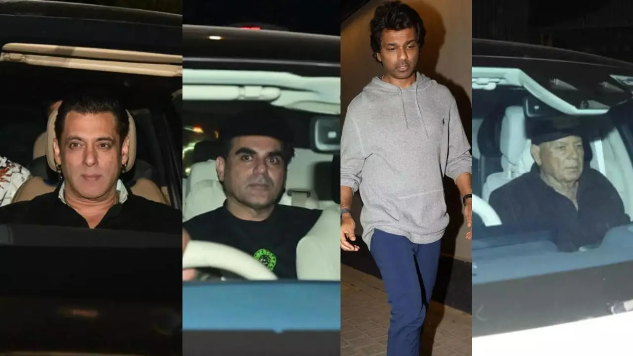 Salman Khan, Arbaaz Khan, Salim Khan and others attend high-profile Sikandar screening; in pics