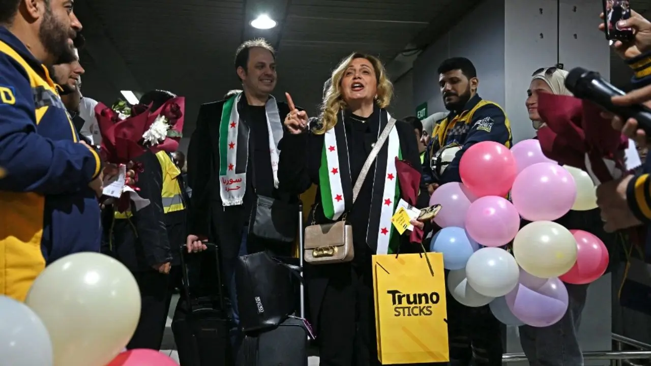 Video: Celebrations erupt at Damascus airport as international flights resume after 13 years