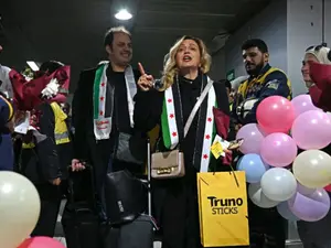 Video: Celebrations erupt at Damascus airport as international flights resume after 13 years