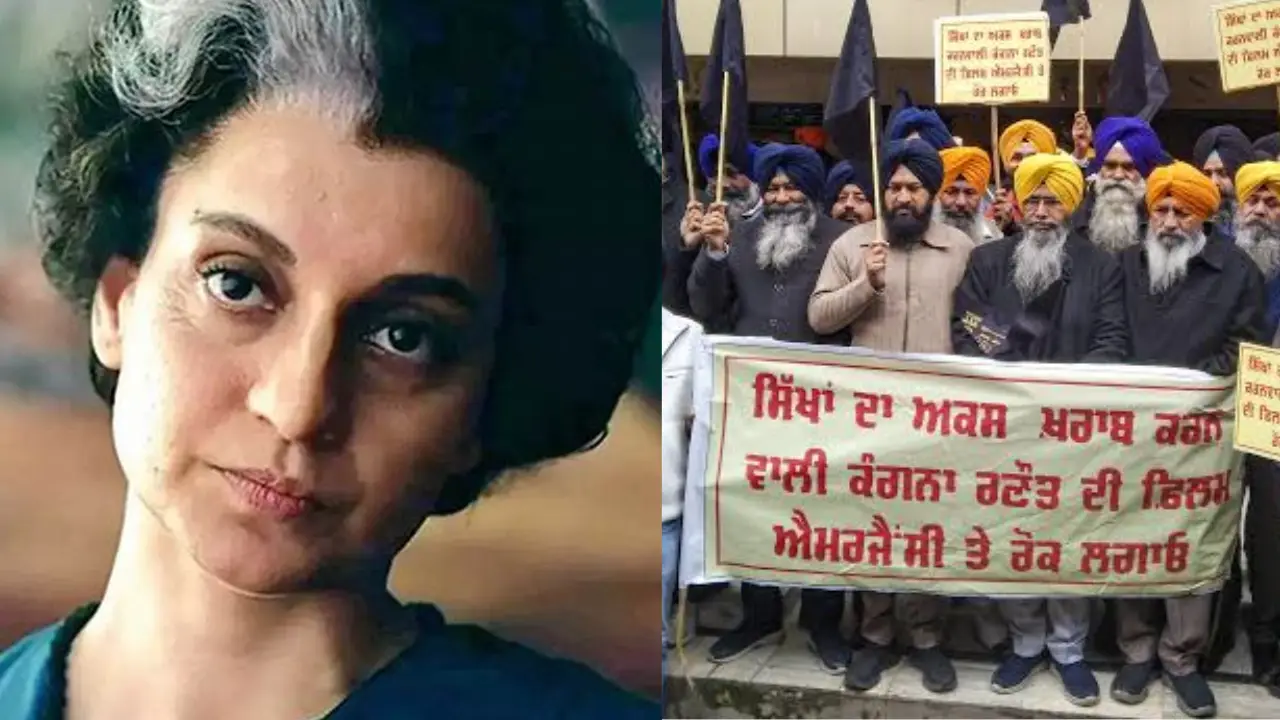 Kangana Ranaut's film Emergency screening cancelled in Punjab, protests held