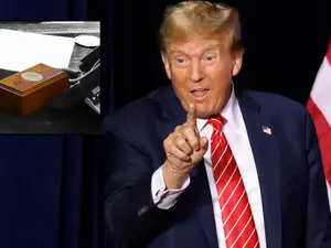 'End of the world'?: Trump presses supposed 'nuclear weapon' button mid-interview. Here's what happened next. Watch video