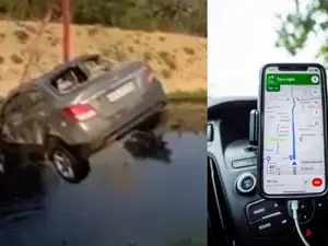 Google Maps fault leads to fatal accident in Greater Noida, car falls into 30-foot sewer