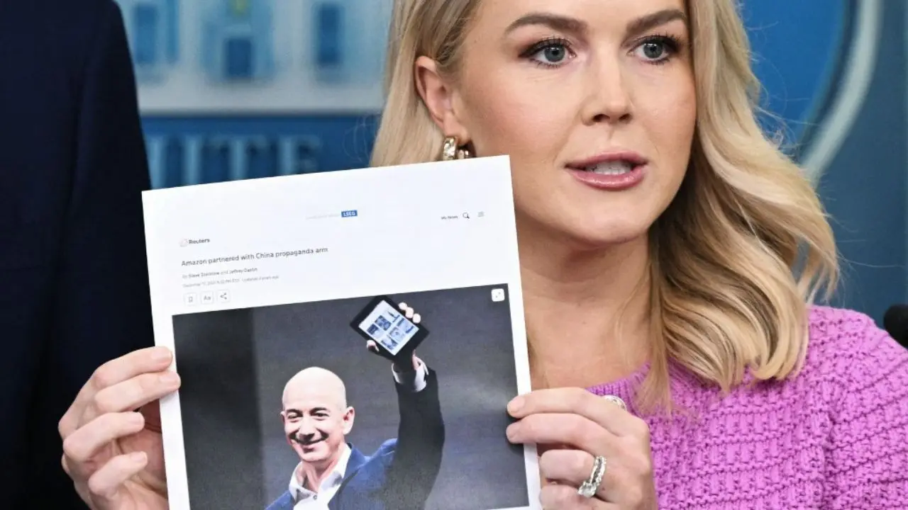 ‘Hostile and political’: White House slams Jeff Bezos over Amazon’s move to show Trump’s tariffs on price tags