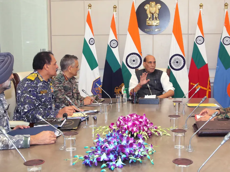 Indo-Pak war: Indian defence minister meets CDS and three service chiefs