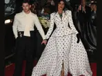 It's polkas this summer for Priyanka Chopra who walked at Met Gala with Nick Jonas
