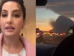 'This is insane!' Nora Fatehi flies out of Los Angeles amid wildfires
