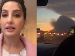 'This is insane!' Nora Fatehi flies out of Los Angeles amid wildfires