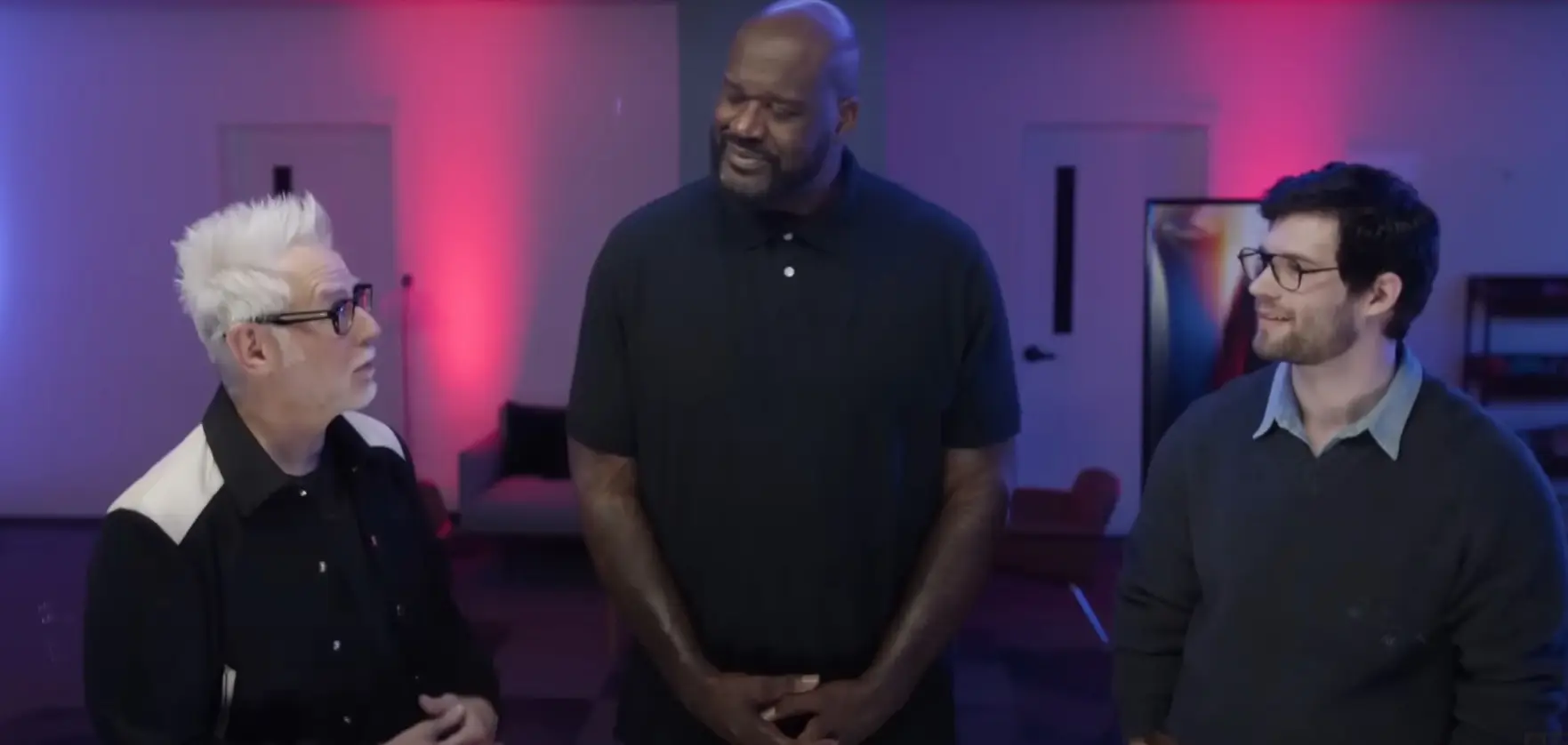 Superman 2025: Shaquille O'Neal, David Corenswet, and James Gunn star in funny NBA Promo