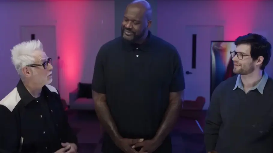 Superman 2025: Shaquille O'Neal, David Corenswet, and James Gunn star in funny NBA Promo