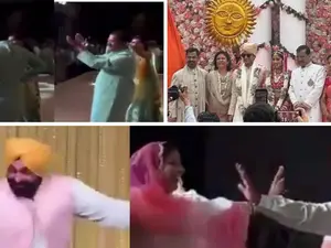 WATCH | Arvind Kejriwal hits the dance floor with wife Sunita in daughter's engagement, Punjab CM joins in