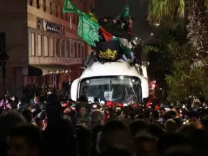 Israel releases 90 Palestinian prisoners, Hamas releases 3 hostages in landmark Gaza ceasefire