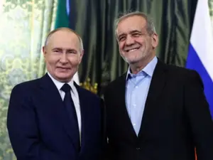 Iran, Russia sign nuclear plant deal, 20-year security agreement as Putin, Pezeshkian hold meet