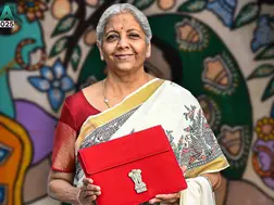 Budget 2025: FM Nirmala Sitharaman pays tribute to Madhubani art, dons elegant off-white saree
