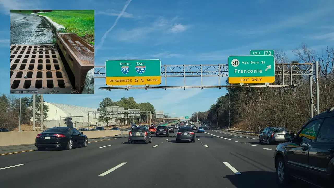 Driver in US' Virginia hides in storm drain after hit-and-run on highway