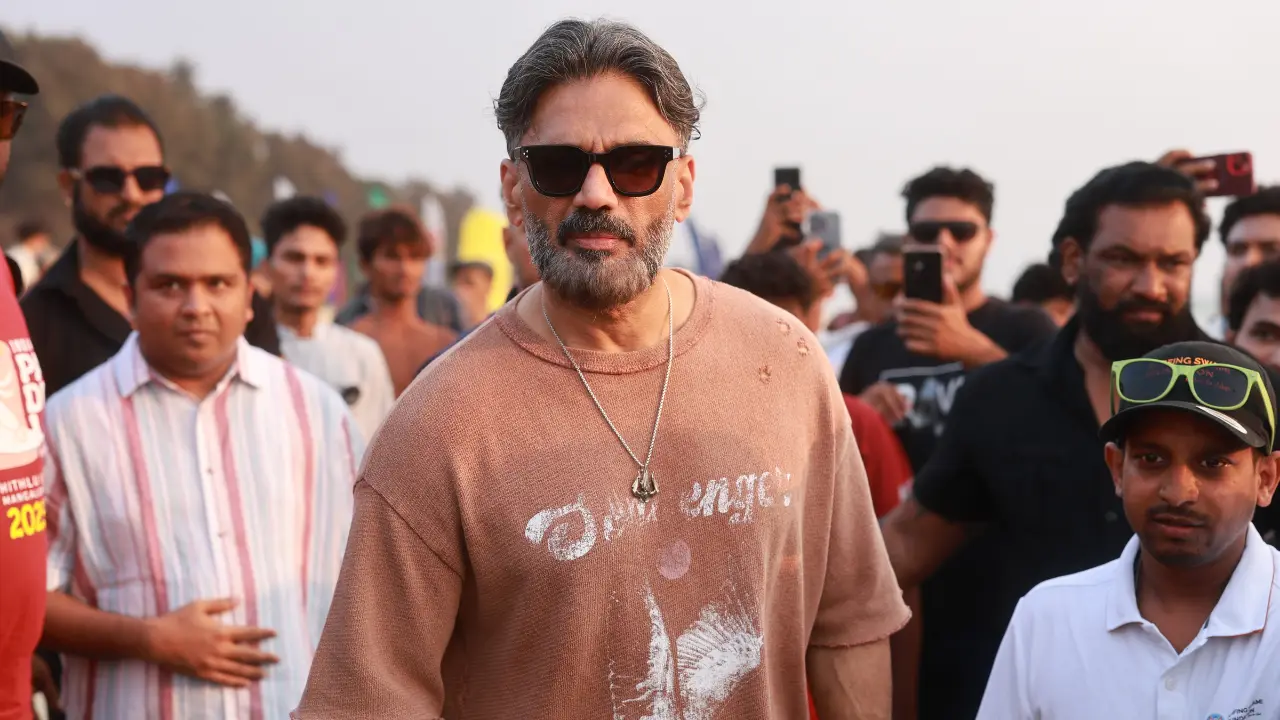 Suniel Shetty skips son-in-law KL Rahul's big day in Champions Trophy, spotted at India Paddle Festival