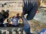 Over 800-year-old human skeletons discovered under busy Brussels street