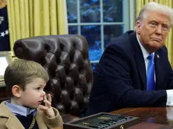 Trump temporarily removes Resolute Desk from Oval Office,  after Musk's son seen picking his nose