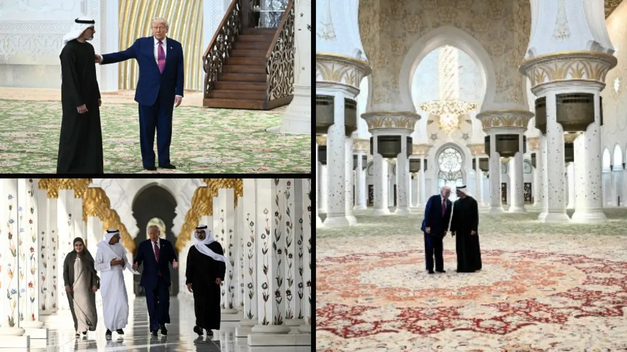 Trump visits Abu Dhabi’s Grand Mosque, says "incredible culture"