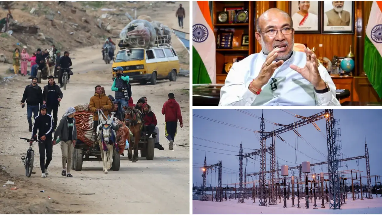 Top 10 world news: Israel withdraws from Netzarim Corridor; Manipur CM resigns amid violence, and more