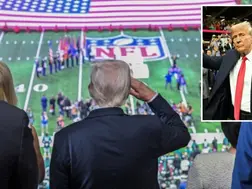 'Why is Trump saluting?' Netizens curious about Donald Trump's salute at Super Bowl 2025 - VIDEO