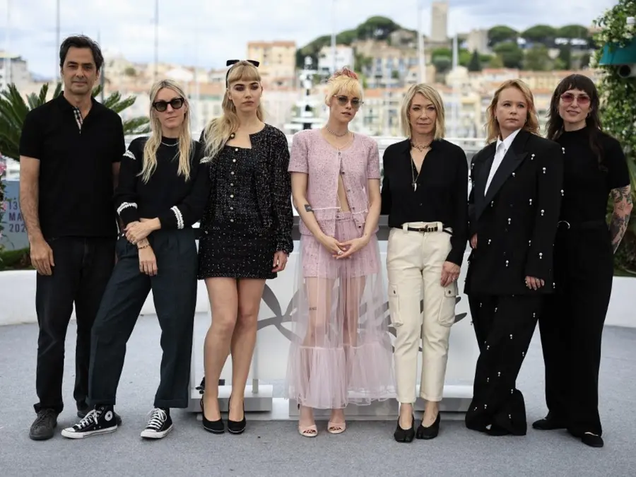 Cannes 2025: Newlyweds Kristen Stewart and Dylan Meyer attend The Chronological of Water premiere