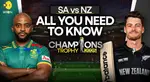 SA vs NZ Champions Trophy 2025: All you need to know, check live streaming, head-to-head, stats, pitch report, squad
