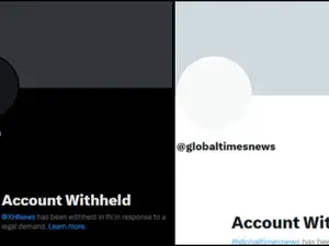India blocks Global Times and Xinhua News X handles, along with Turkey's TRT World